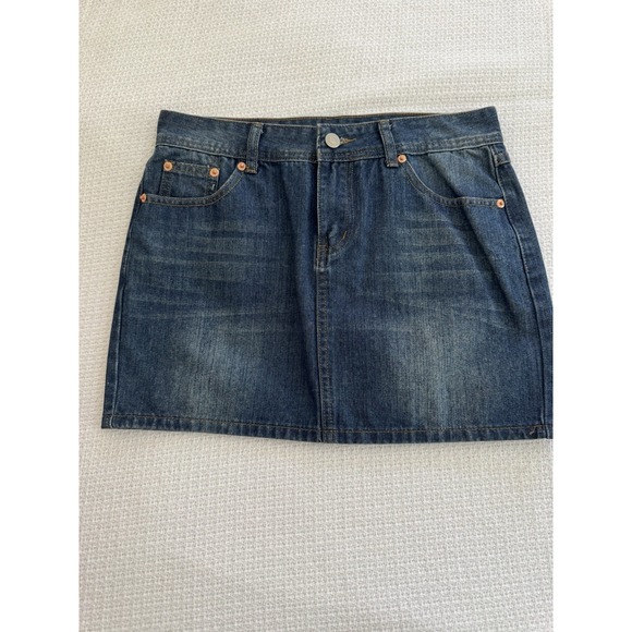 Chouyatou Dresses & Skirts - Chouyatou Denim Mini Skirt Size Small
